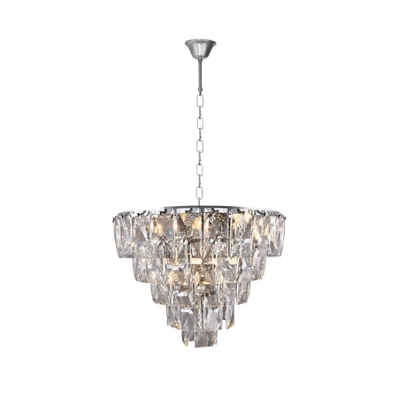 Lampa wisząca żyrandol glamour CHELSEA CHROME ML6001