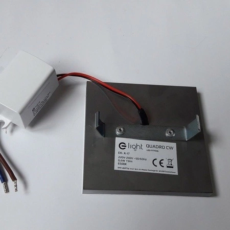 Oprawa schodowa 0,6W QUADRO zimna 6500K