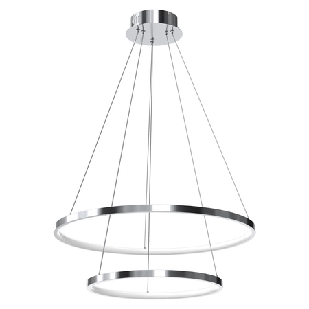 Designerska lampa wisząca ROTONDA CHROME 51W LED | Chrom