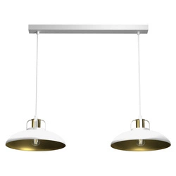 Lampa wisząca FELIX WHITE/GOLD 2xE27