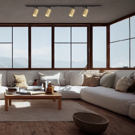 Oprawa Pipe Track Złoty 1xGU10