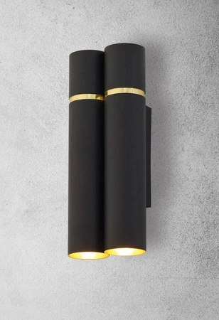 Kinkiet LYNX, czarny/złoty, 4x40W E14, MZ5001