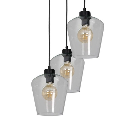 Nowoczesna lampa wisząca koło SANTIAGO CLEAR MLP6611