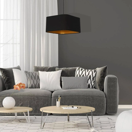 Lampa wisząca NAPOLI BLACK/GOLD 1xE27 ML6368
