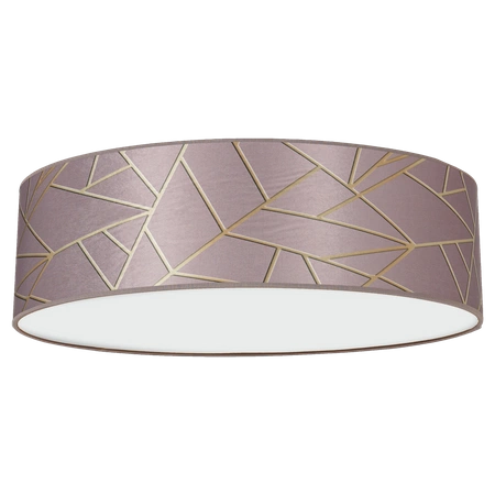 Lampa sufitowa ZIGGY PINK, MLP7586, 50 cm, różowy/złoty, 3x60W E27