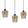 Nowoczesna lampa wisząca listwa SANTIAGO AMBER MLP6610