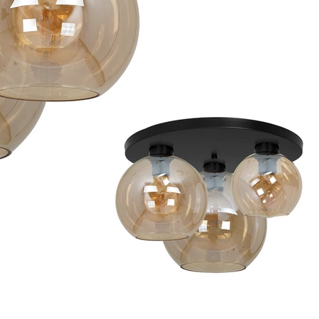 Lampa sufitowa SOFIA AMBER 3xE27