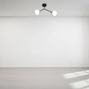 Lampa sufitowa JOY, MLP7459, czarny/złoty, 2x40W E14