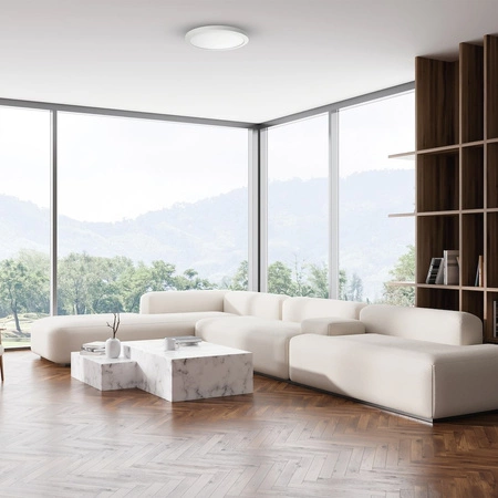 Plafon Evora Biały Round 24W 3CCT