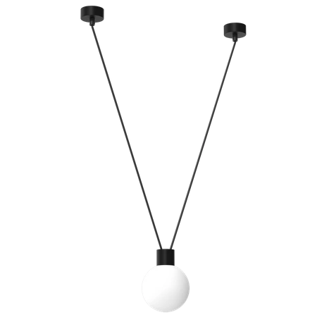 Lampa wisząca CAPRI, MLP8817, czarny/biały, 1x7W G9