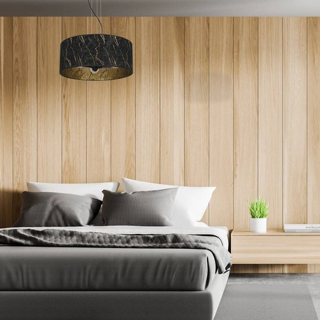 Lampa wisząca SENSO Black/Gold 3xE27 wys. 90cm | czarny złoty