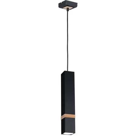 Lampa wisząca nowoczesna VIDAR I czarny szer. 8cm
