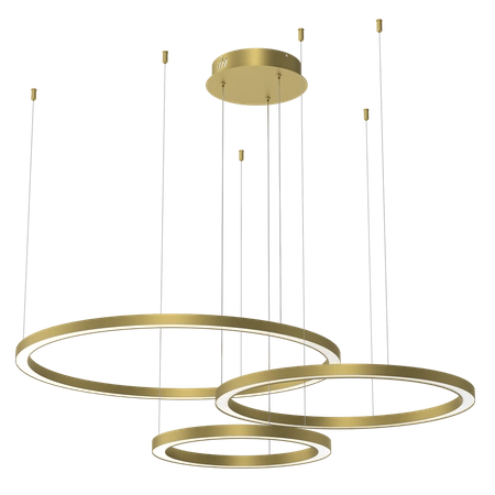 Lampa wisząca GALAXIA, ML8790, złoty mat, 85W LED, barwa ciepła 3500K