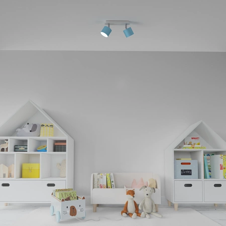 Lampa sufitowa DIXIE BLUE/WHITE 2xGX53