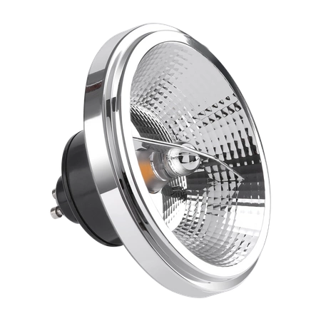 ŻARÓWKA AR111 - 10,5W GU10 4000K/ Czarny z odbłyśnikiem