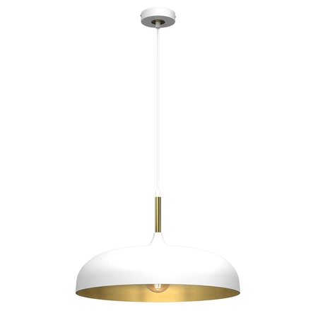 Lampa wisząca LINCOLN, MLP7899, 45 cm, biały/złoty, 1x60W E27