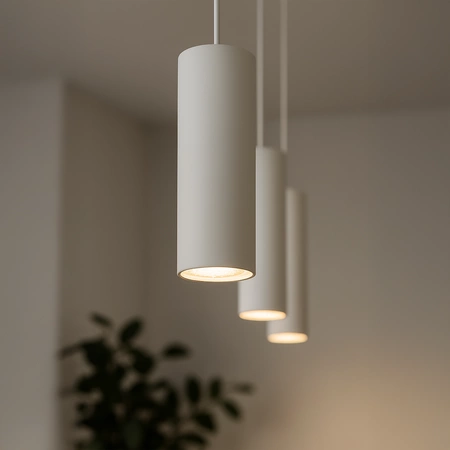 Oprawa Pipe Track Zwis Biały 1xGU10 3-obwodowy