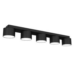 Lampa sufitowa DIXIE Black  5xGX53