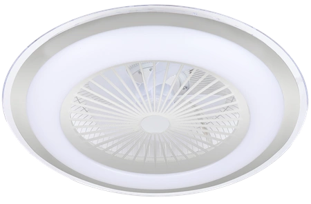 Plafoniera LED ZONDA SILVER 48W z wentylatorem