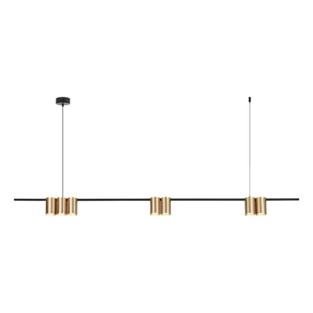 Lampa wisząca (listwa) GENESIS BLACK GOLD 7xGU10