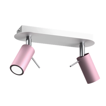 Lampa sufitowa PRESTON PINK/WHITE 2x mini GU10
