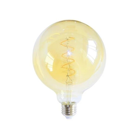 Żarówka FILAMENT LED E27 6W ciepła 2700K kula G125 spirala