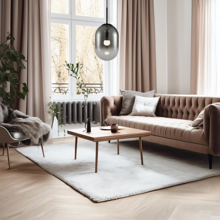 Lampa wisząca ALIAS BLACK 1xE14 fi 240