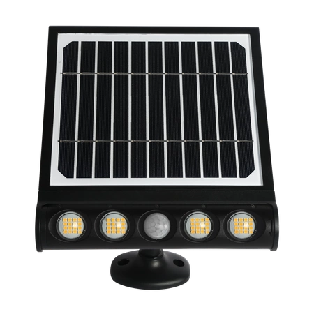 Oprawa wielofunkcyjna solarna czujnik TALENT LED 8W IP65 | czarny