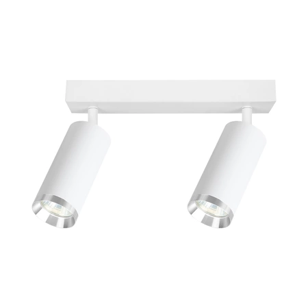 Oprawa Mica Spot Biały + Chrom 2xGU10