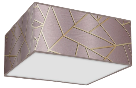 Lampa sufitowa ZIGGY PINK, MLP7588, różowy/złoty, 2x60W E27