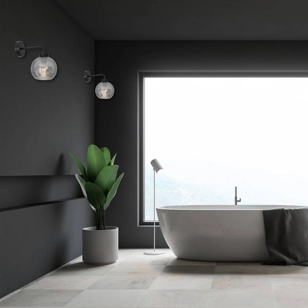 Nowoczesna lampa ścienna kinkiet SOFIA SMOKED MLP6571