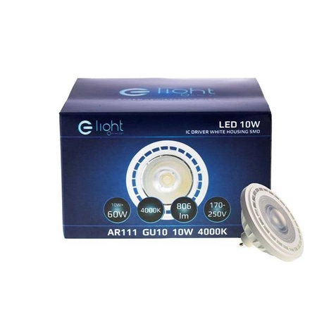 Żarówka LED MR111 GU10 10W biała 4000K neutralna