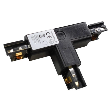 Łącznik szynoprzewodu 3-fazowego TRACK LIGHT, czarny, Typ: T DL, ML7090