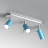 Lampa sufitowa PRESTON BLUE/WHITE 3x mini GU10