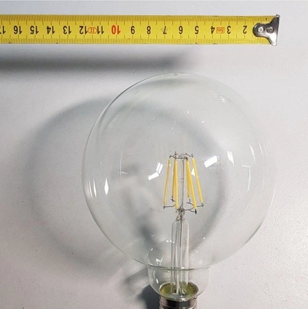 Żarówka Filamentowa LED 7W E27 G120 kulka barwa neutralna 4000K EKZF971