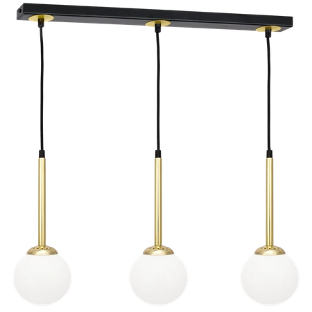 LLampa sufitowa nowoczesna PARMA III złoty śr. 74cm