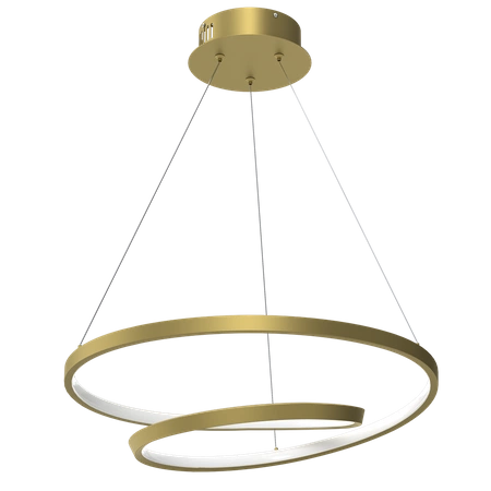 Lampa wisząca LUCERO, ML7950, złota, 48W LED, barwa neutralna 4000K