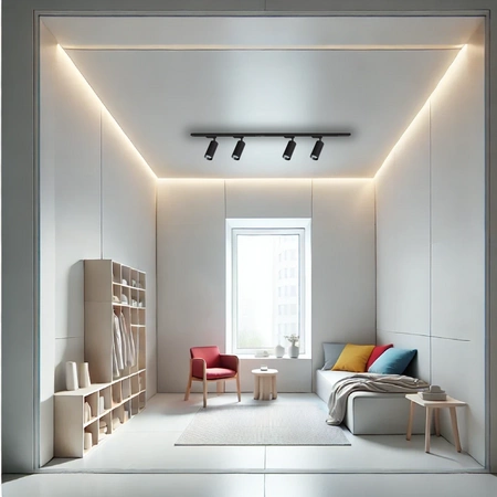 Zestaw Mica Track Czarny 4xGU10 1,5m