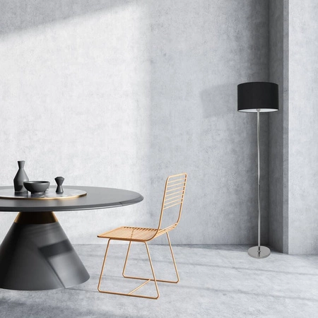 Lampa stojąca CASINO BLACK/CHROME 1xE27 ML6382