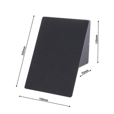 Zewnętrzny kinkiet LED PLAIN na fasadę 097