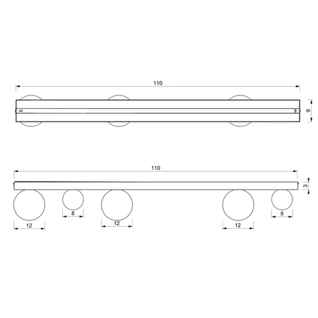 Nowoczesna lampa sufitowa BIBIONE GOLD, MLP8398, złota z białymi kloszami, 5x25W G9