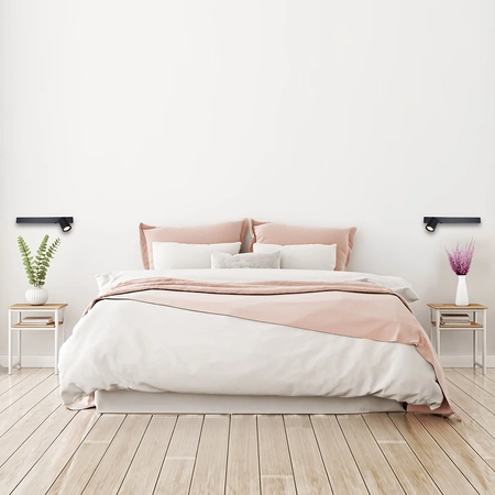 Kinkiet Magnet 9W+1xGU10 3000/4000K Czarny Lewy