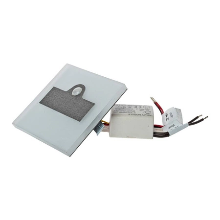 Oprawa schodowa LED 0,6W LUMI barwa zimna 6500K z czujnikiem ruchu PIR 12V EKS3058