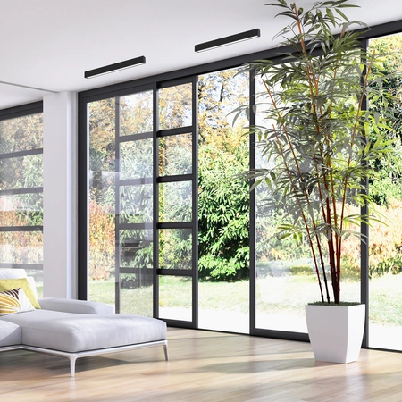 Lampa sufitowa LUNGO, MLP8909, czarna, 1xT8 9W LED