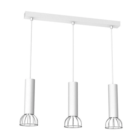 Lampa wisząca DANTE, MLP7366, biały/chrom, 3x8W LED GU10