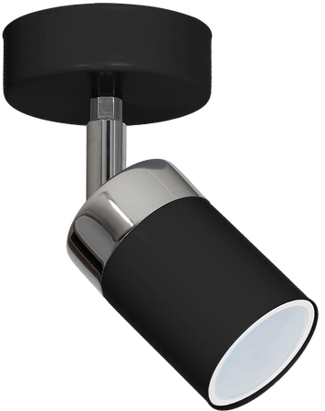 Kinkiet nowoczesny reflektorek tuba JOKER czarny