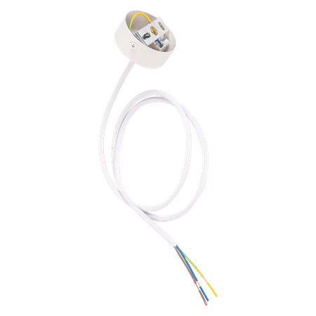 Zawiesie Zasilające Prowadnica Track Biały 1-Obwodowy