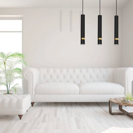 Lampa wisząca JOKER, MLP6080, czarny/złoty, 3x8W GU10