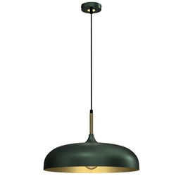 Lampa wisząca LINCOLN, MLP7900, 45 cm, zielony/złoty, 1x60W E27