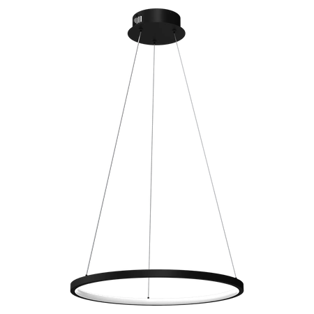Lampa wisząca ROTONDA, czarna, 27W LED, barwa neutralna 4000K, ML7939
